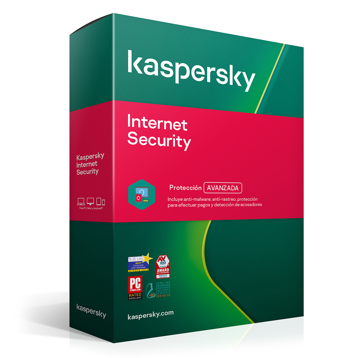 Antivirus Kaspersky Security Licencia 1 año 3 dispositivos PC