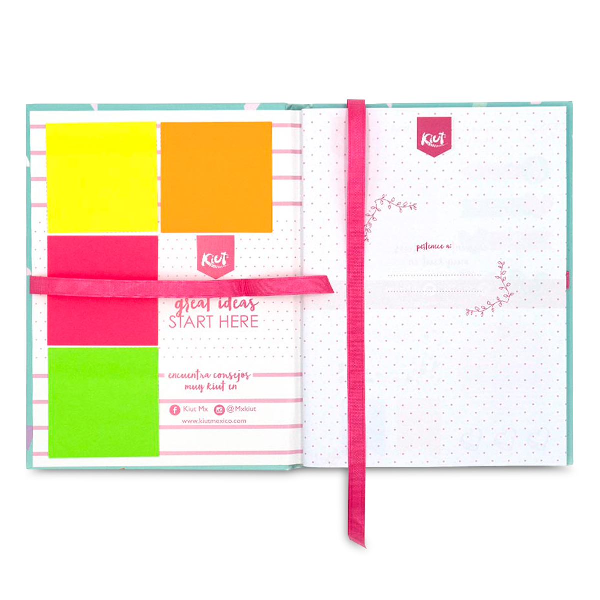 CUADERNO COSIDO KIUT 550758 (RAYA, 100 HJS.) | Office Depot Mexico