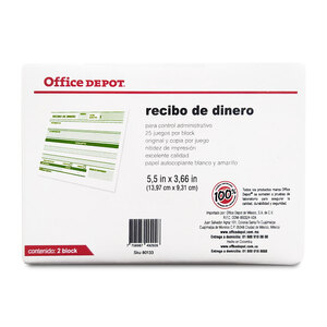 NOTA DE REMISION OFFICE DEPOT (1 4 CARTA, 4 PZS.) | Office Depot Mexico