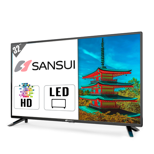 Sansui SMX32T1H, Televisor Básico de 32 Pulgadas con HD LED