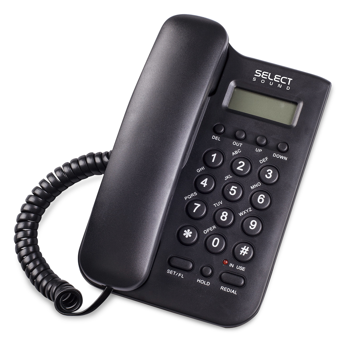  Teléfonos inalámbricos fijos de teléfono, teléfono de llamada  Id/altavoz de un solo toque/sin batería/tono de anillo opcional, línea de  oficina : Productos de Oficina