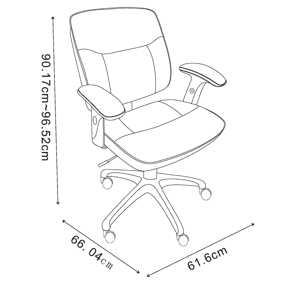 Silla de Oficina Office Depot Luxura Polipiel Negro | Office Depot Mexico