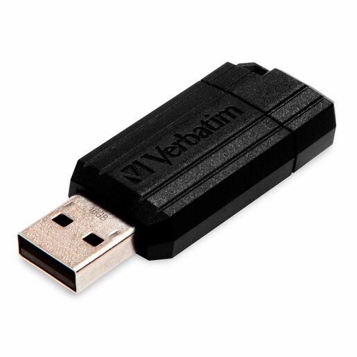 Memoria USB Verbatim PinStripe 16GB Negro