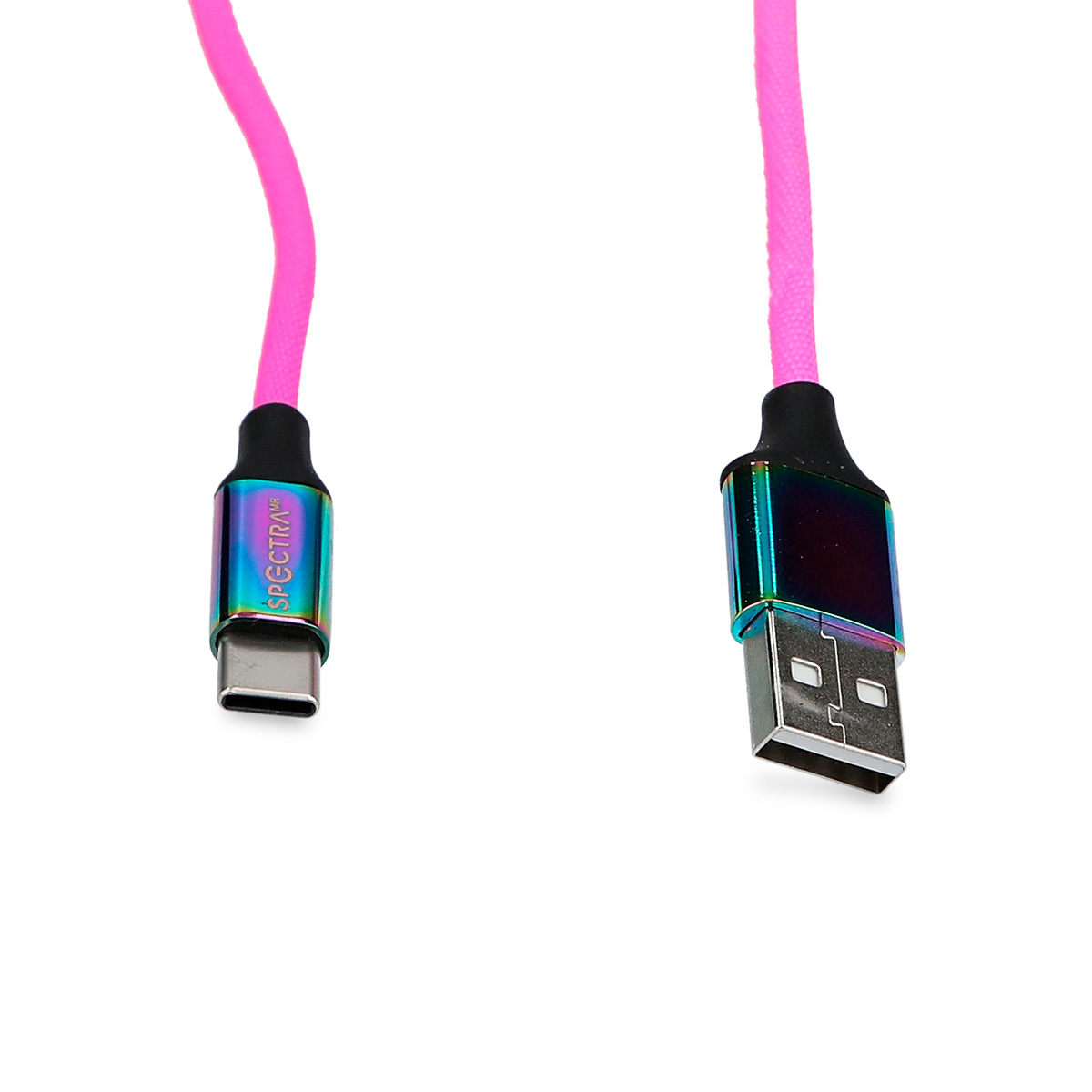 CABLE USB A TIPO C SPECTRA ARCOÍRIS T197 (COLORES) | Office Depot Mexico