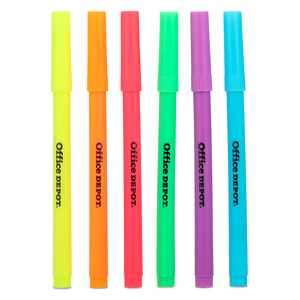 ROTULADOR STABILO POINT 88 (COLORES, 6 PZS.) | Office Depot Mexico