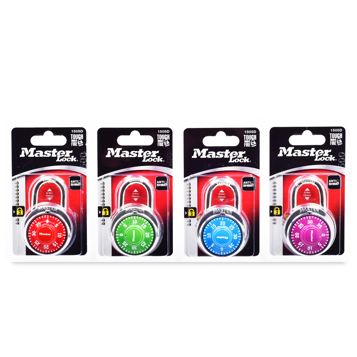 CANDADO MASTER LOCK 1505-D (COLORES, COMBINACIÓN) | Office Depot Mexico