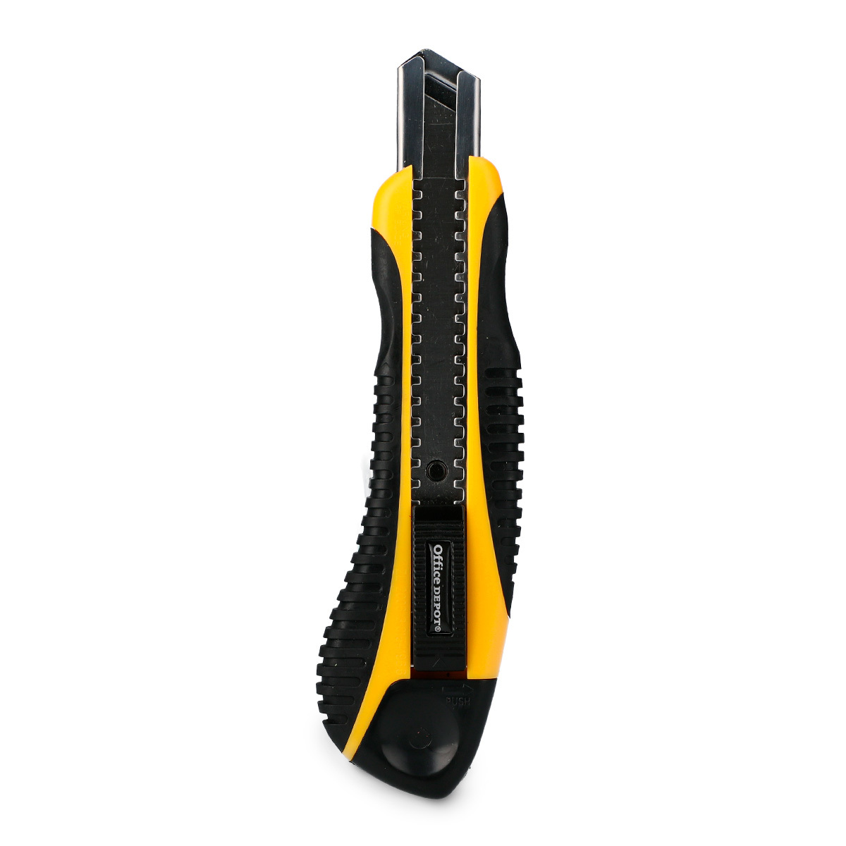 Cutter con Navaja Retráctil de 18 mm Office Depot Metal Amarillo con Negro  | Office Depot Mexico