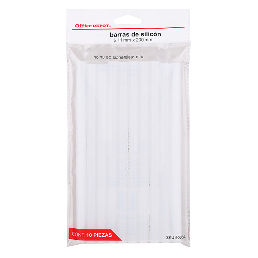 BARRAS DE SILICÓN OFFICE DEPOT (11 MM, 10 PZS.) | Office Depot Mexico