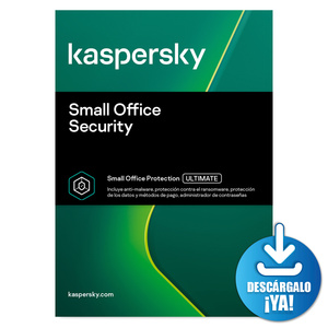 Antivirus Kaspersky Small Office Security Descargable Licencia 1 año 10  usuarios PC Mac Dispositivos móviles | Office Depot Mexico