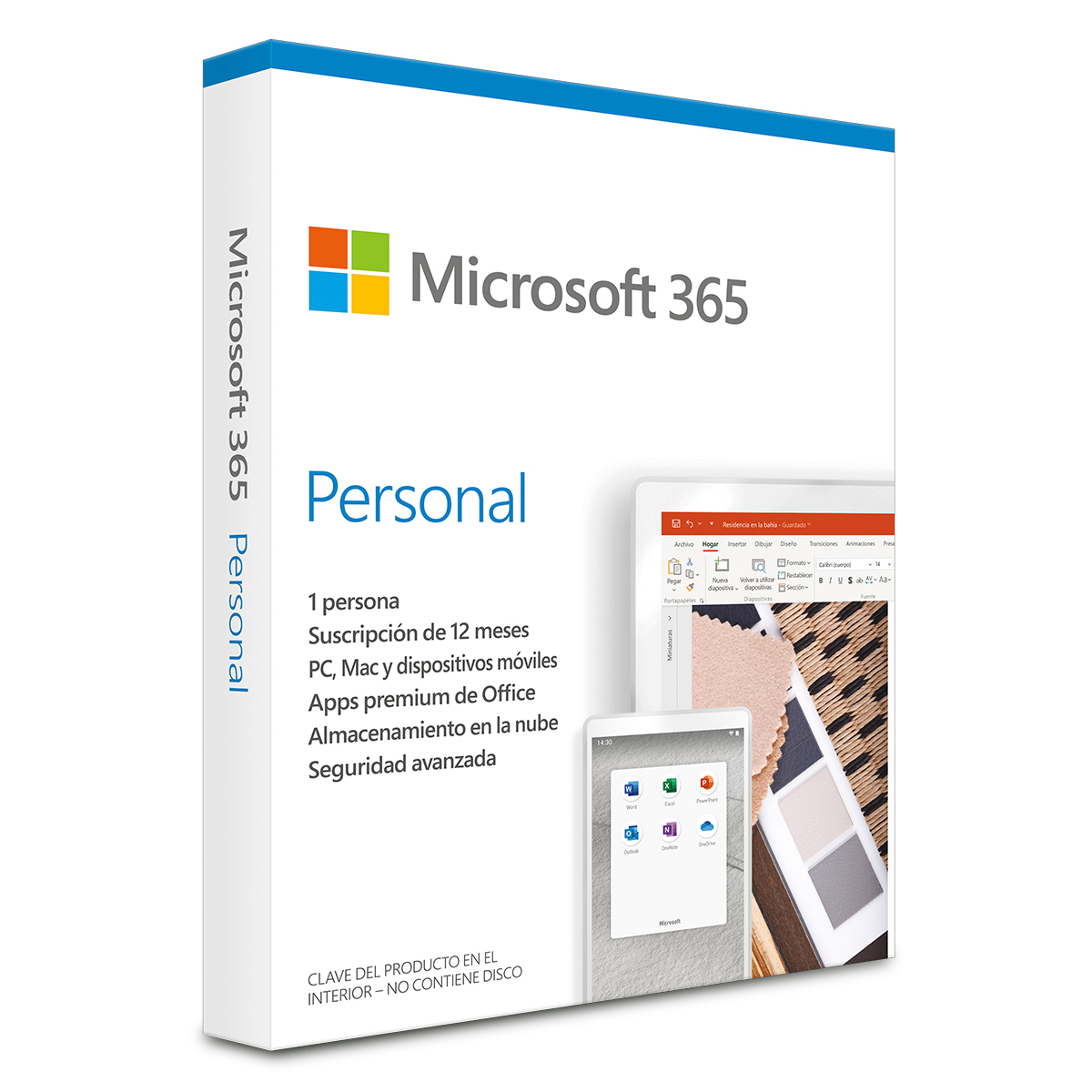 Microsoft 365 Personal Licencia 1 año 1 usuario PC Mac Dispositivos móviles  | Office Depot Mexico