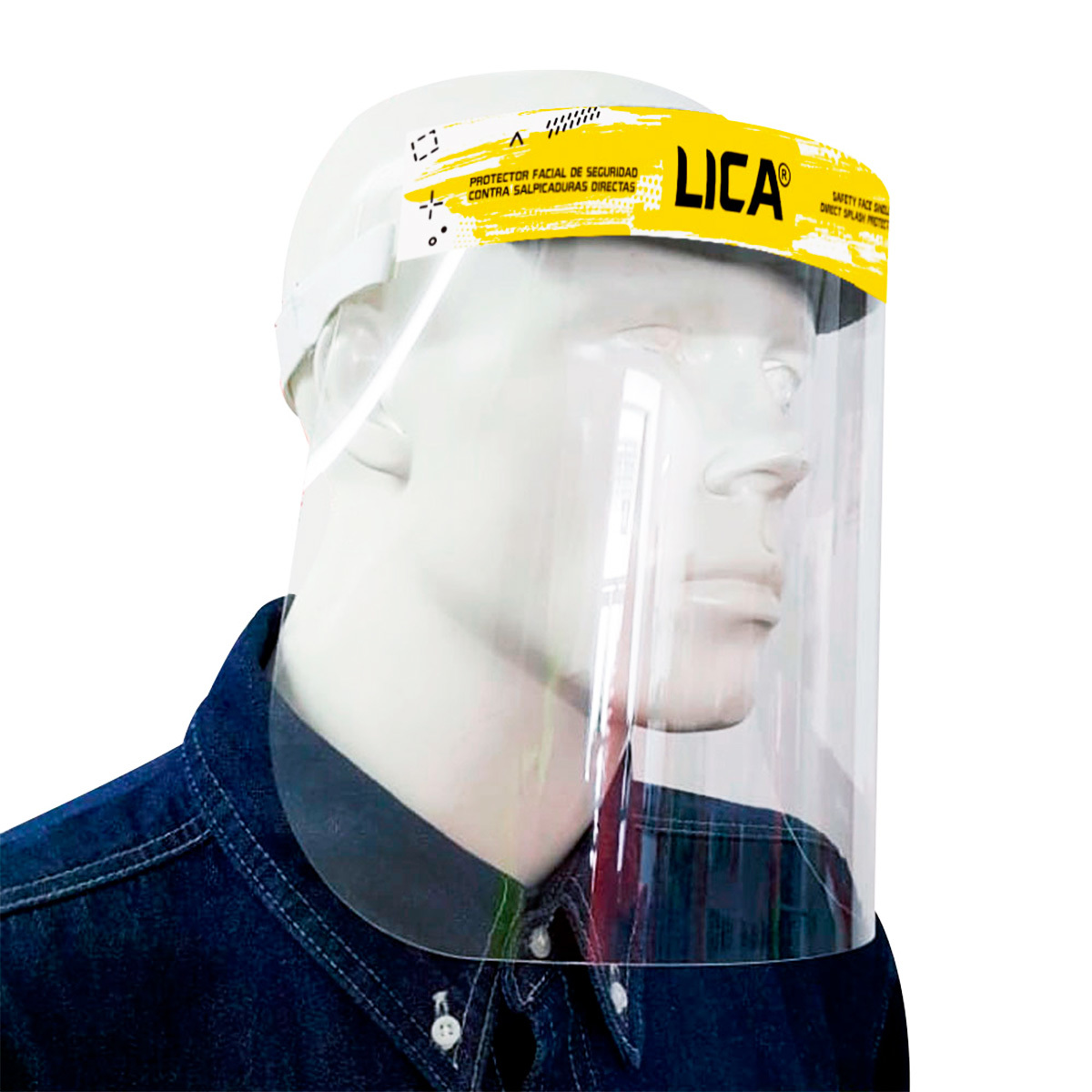 Protector Facial Lica Mica transparente de PET Calibre 15 1 pieza | Office  Depot Mexico