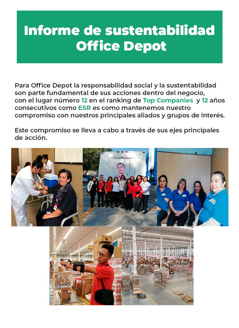 Responsabilidad Social Office Depot | Office Depot Mexico